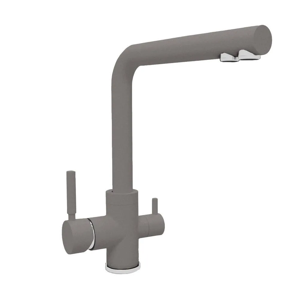 Смеситель для кухни с подключением фильтра Florentina АЛЬДО 333.40H.2123.305, грей