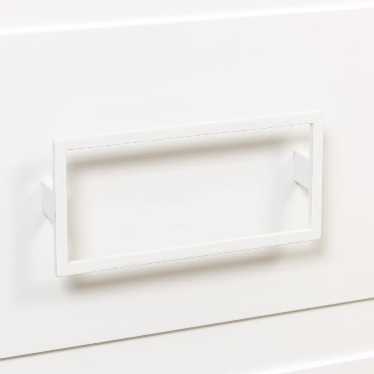 Комплект ручек La Fenice Cubo Bianco белый 80 мм., два ящика