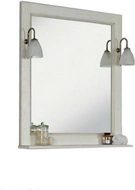 Зеркало Акватон Жерона 85 белое серебро (1A158702GEM20)