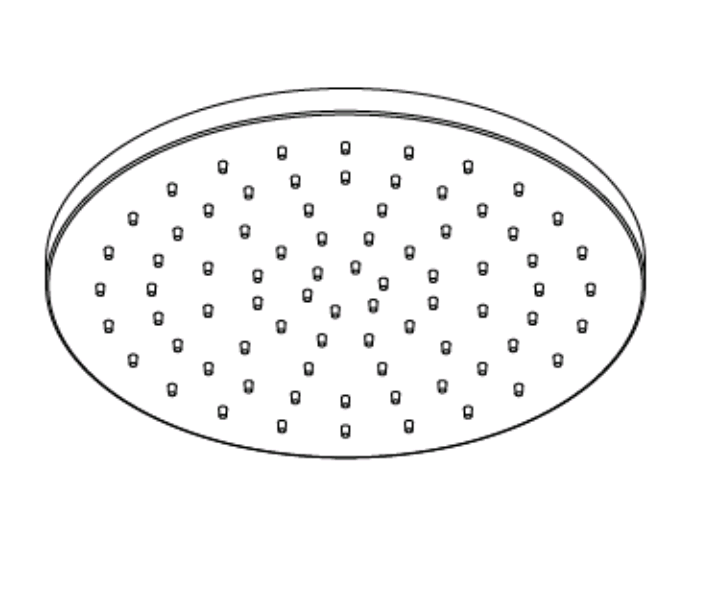 Верхний душ Ritmonio Без коллекции, 250х250, бронза темная брашированная (Brushed Dark Bronze) (75A024F34)