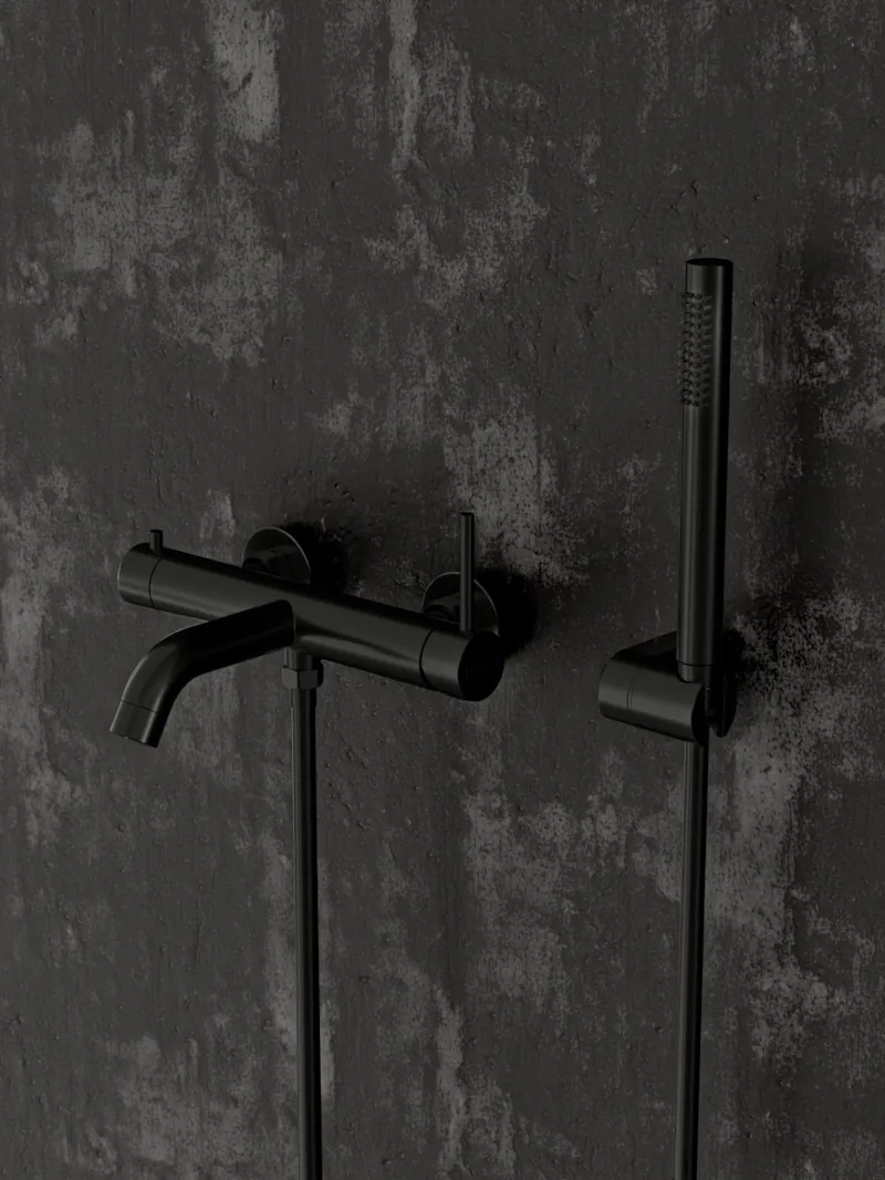 Смеситель для ванны Knotlor SS-23/BL, черный