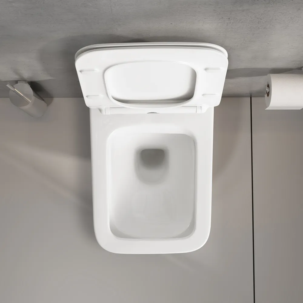 Унитаз подвесной WesnaArt KUBUS 205-KUB13, белый