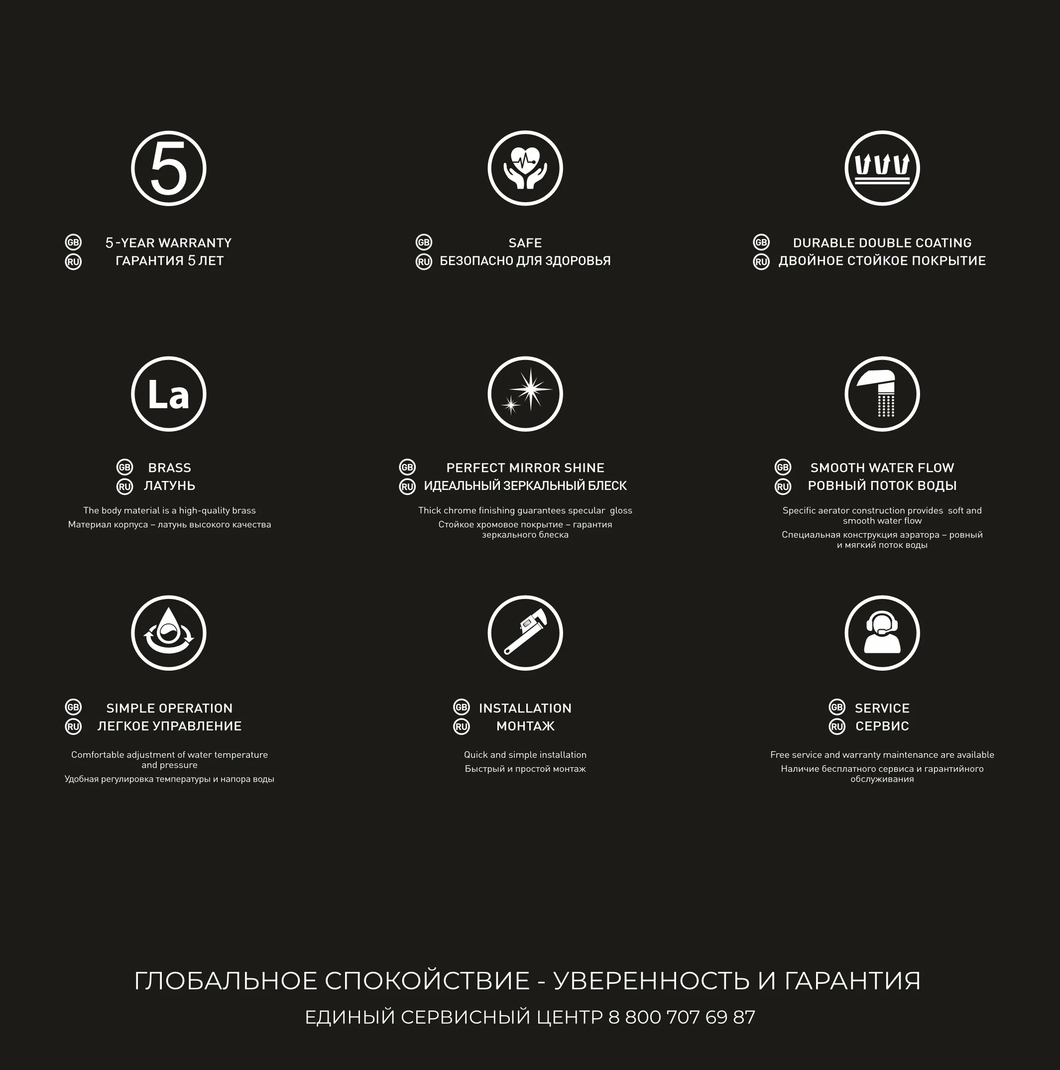 Душевая система со смесителем DQ Bonn браш.роз.золото (DA1703733)