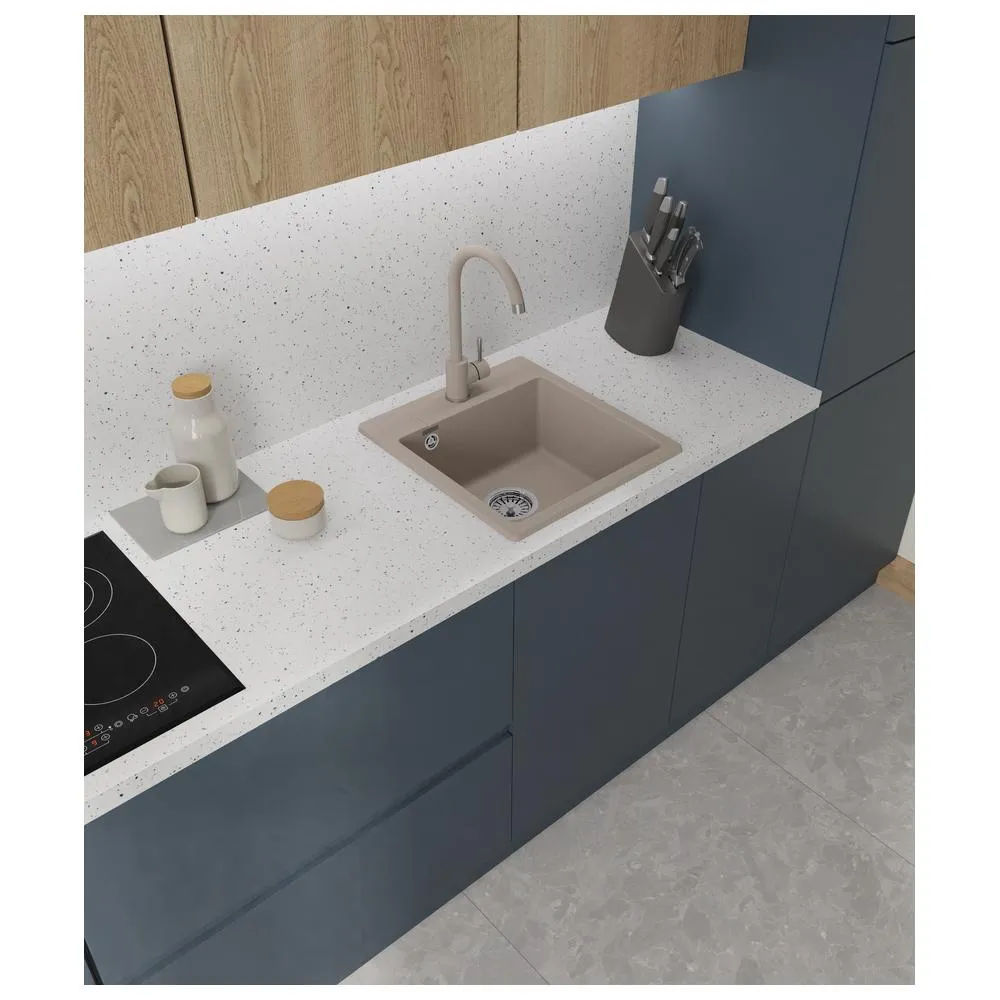 Кухонная мойка GranFest URBAN 245, песочный