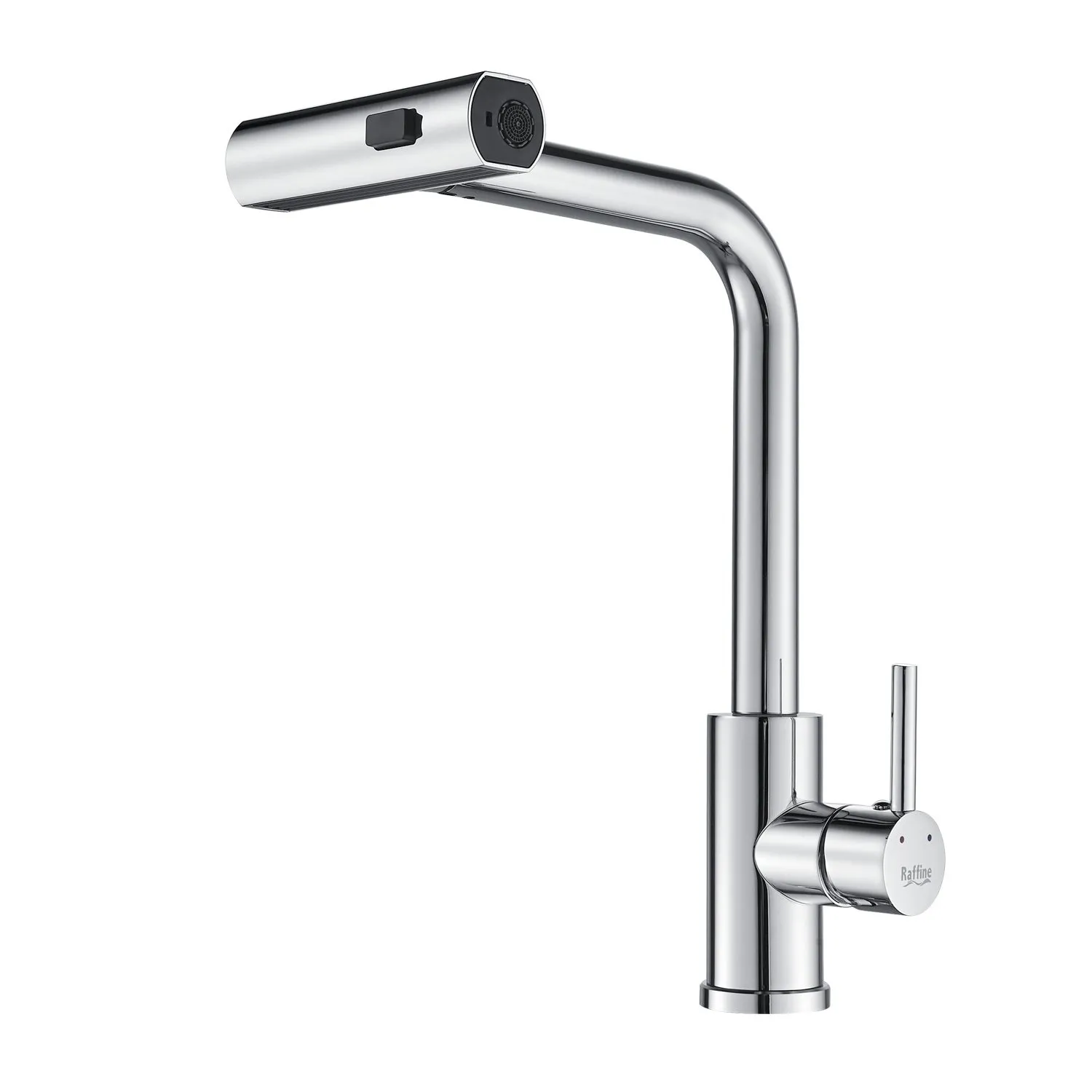 Смеситель для кухни с мультифункциональным изливом Raffine F203, хром