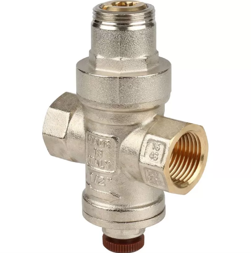 Редуктор давления Itap Minibrass 361 1/2" (с подсоединением для манометра 1/4) (25256)