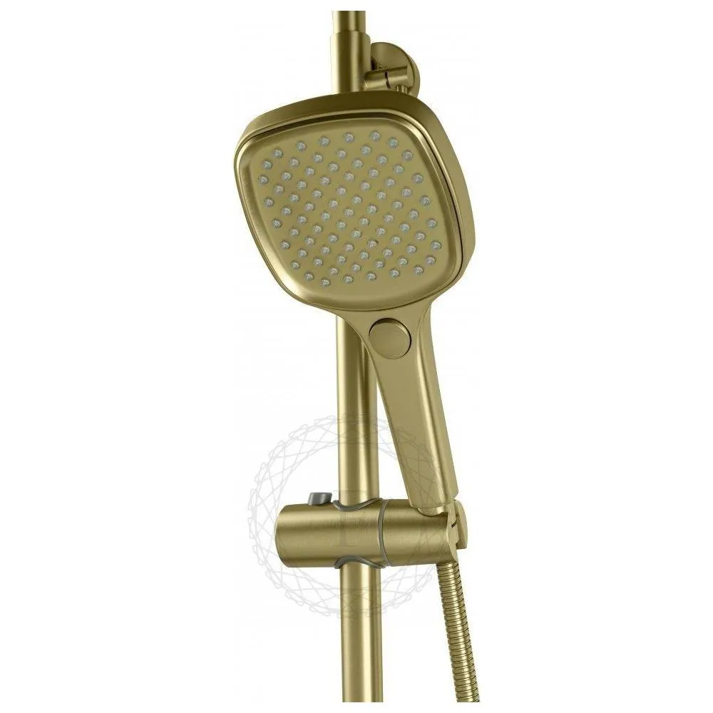 Душевая система FILARETE Retta FL2030MG, матовое золото