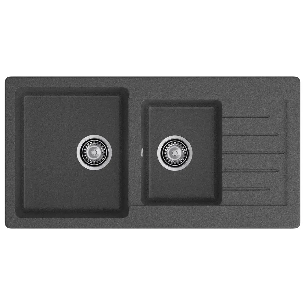 Кухонная мойка GranFest PRACTIK 980KL, графит