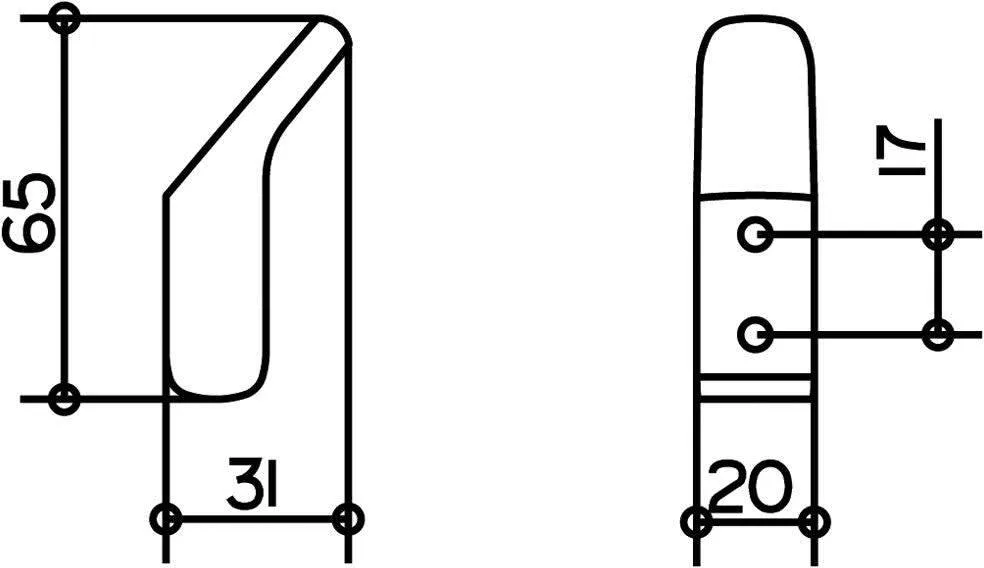 Крючок Keuco Collection Moll 12715010000