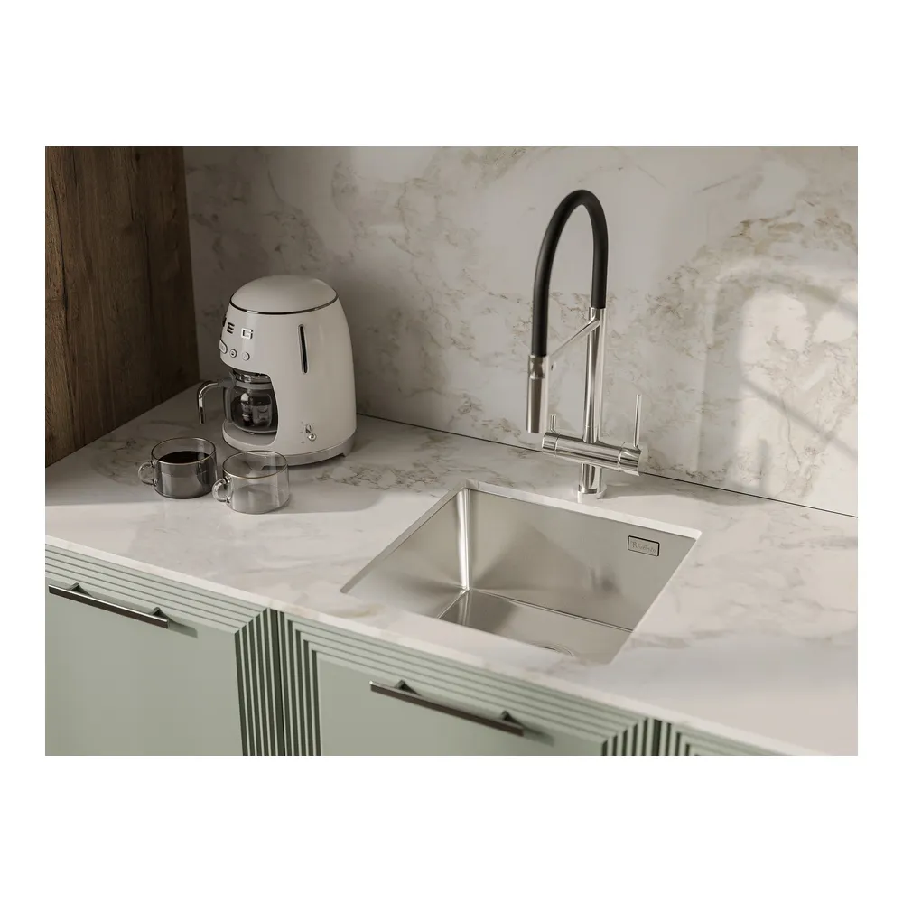 Кухонная мойка Rivelato Rinox 4444 UN, нержавеющая сталь