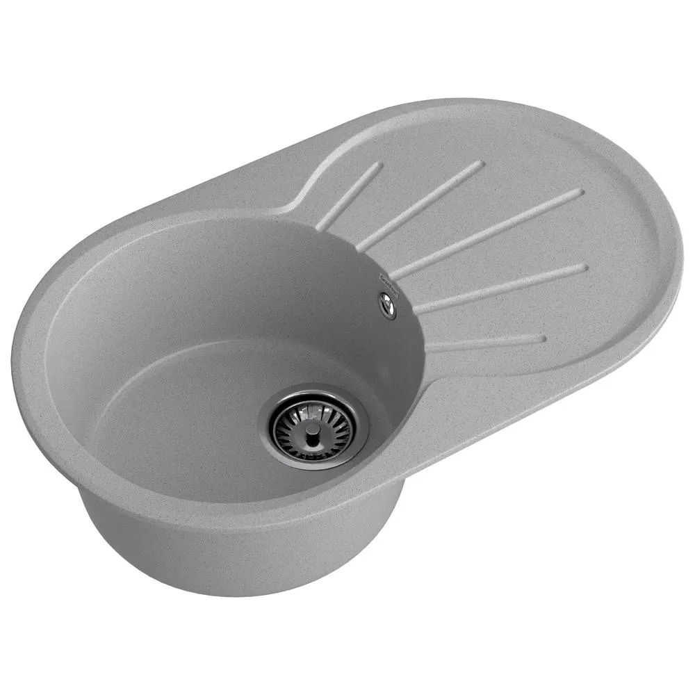Кухонная мойка GranFest RONDO 750L, серый