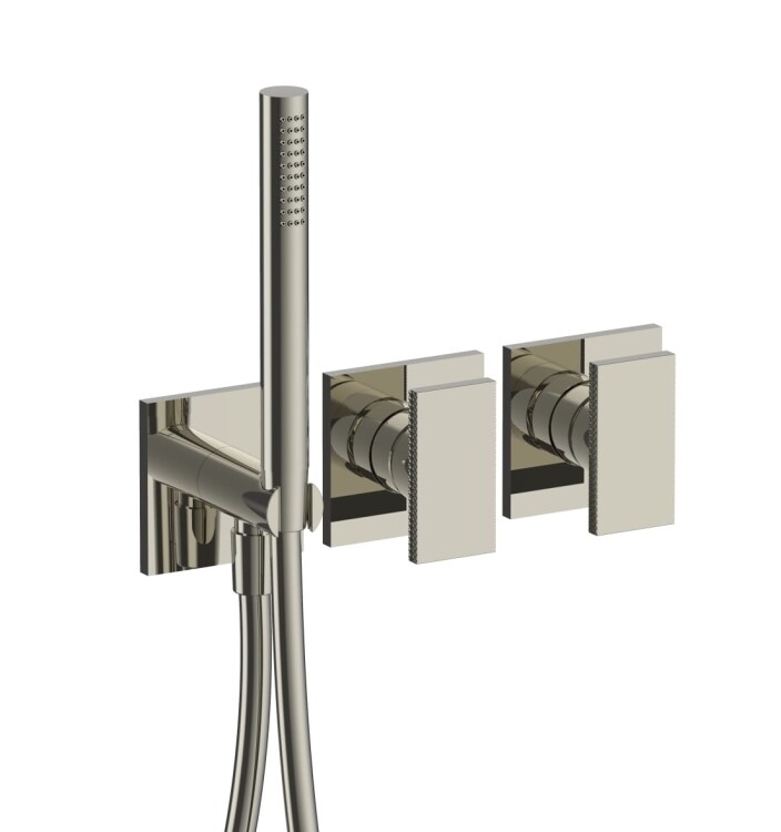 Смеситель для душа Fantini O-XY, Polished Nickel PVD (49 95 P784B)