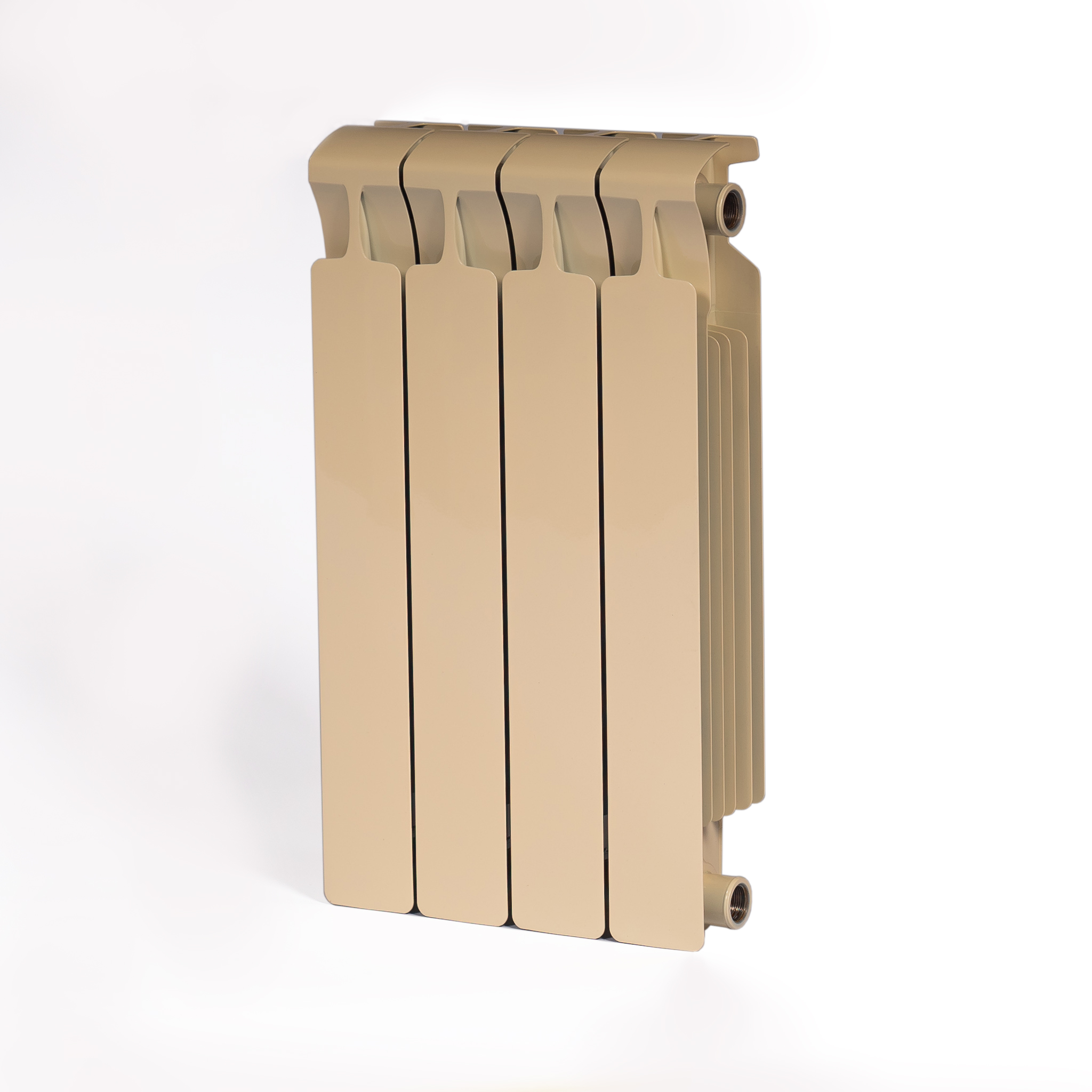 Биметаллический радиатор Rifar Monolit 500, 4 секции Айвори