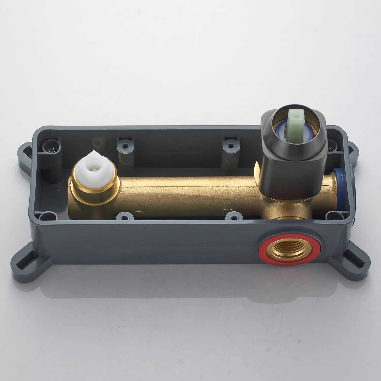 Смеситель для раковины встраиваемый Shevanik S9941T, оружейная сталь