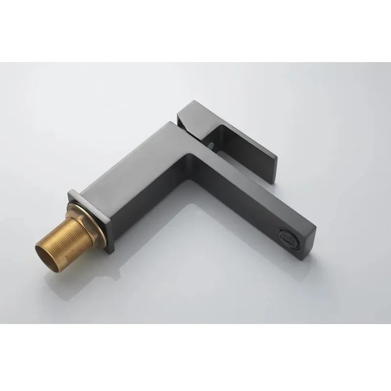 Cмеситель для раковины Knotlor KN-20/GM, оружейная сталь