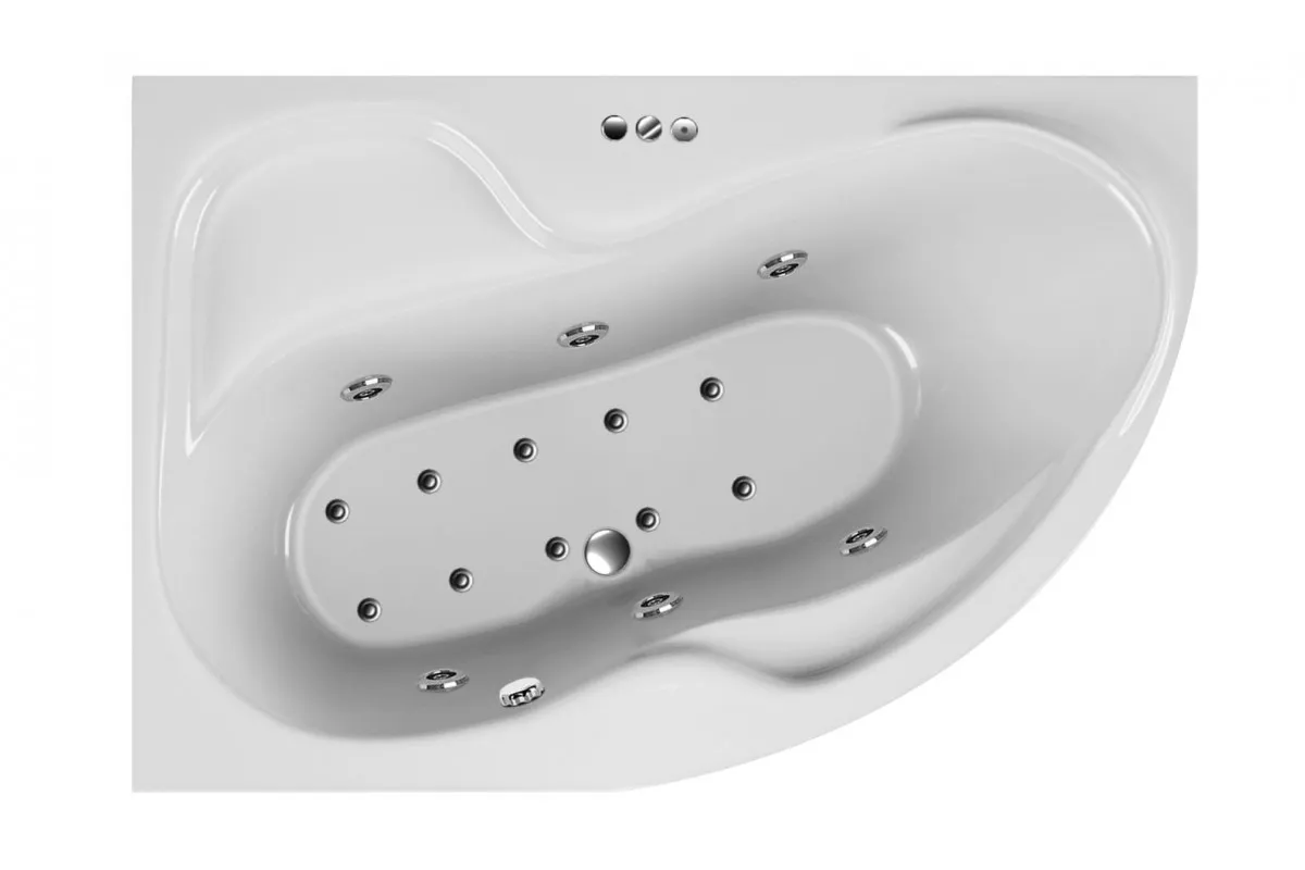 Ванна акриловая левосторонняя Relisan ADARA Гл000013733, 160x100