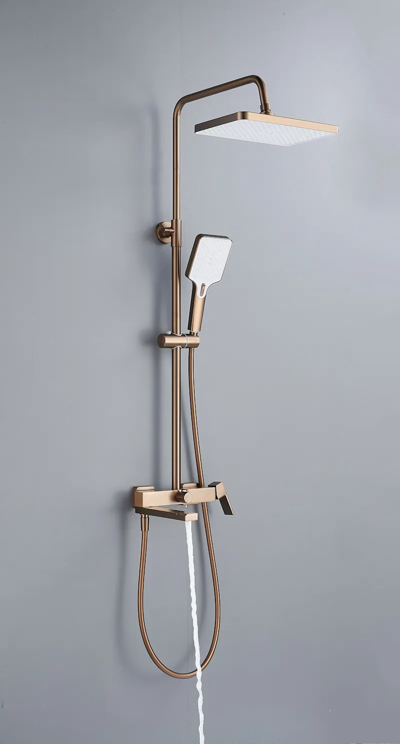 Душевая система Knotlor KN-23/RB, бронза