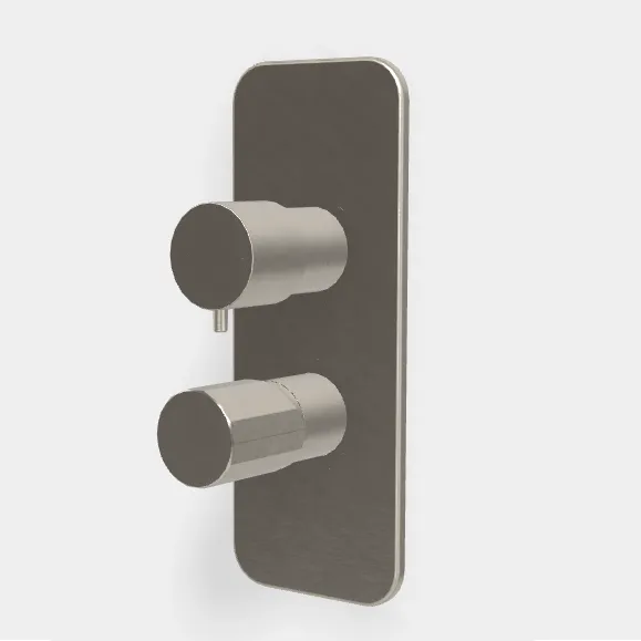 Смеситель для душа Fima Carlo Frattini Spillo Tech,  X Collection, на 2/3 потребителя, брашированный никель (F3039TX6XSN)