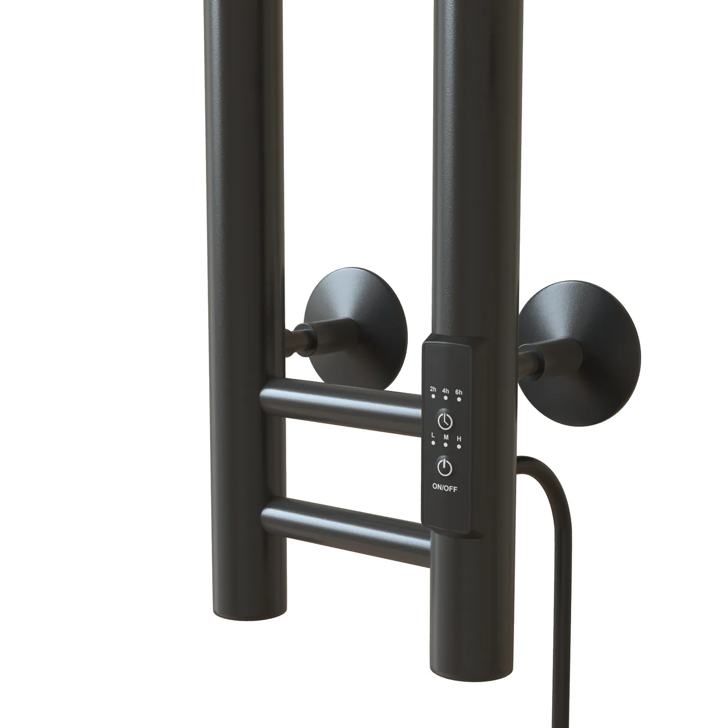 Полотенцесушитель MIXLINE MOON GRAPHITE 120/10 (таймер,103 Вт) электрический ГРАФИТ (556252)