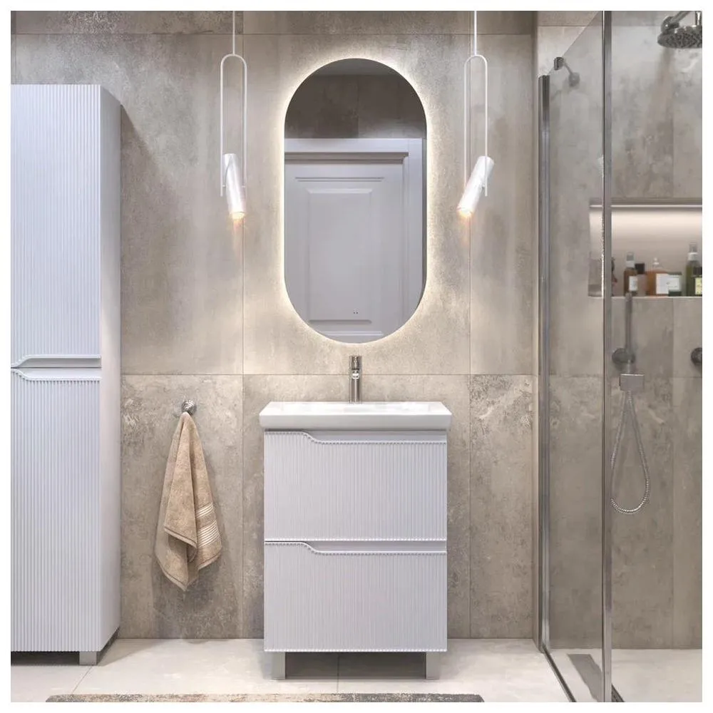 Тумба с раковиной напольная VIGO Neo 327-com, 60 см