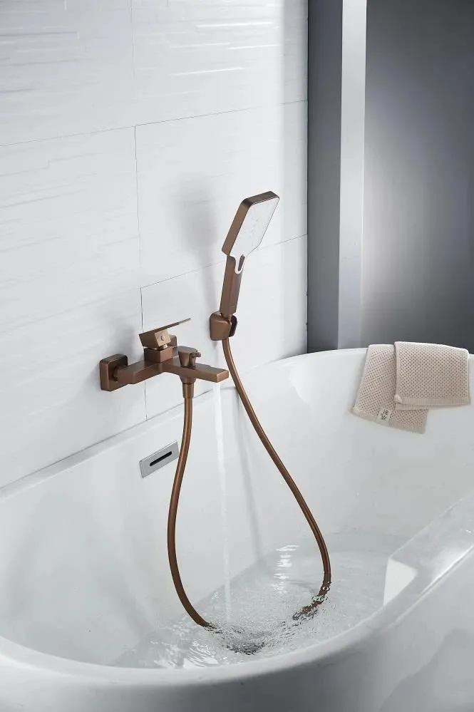 Смеситель для ванны Knotlor KN-22/RB, бронза