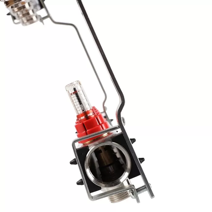 Коллектор Rommer 1"x3/4" на 5 контуров с расходомерами (нерж. сталь) (RMS-1200-000005)