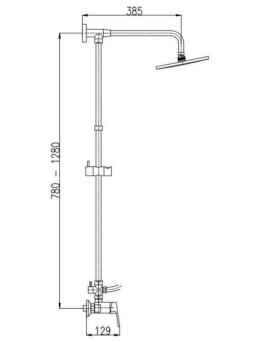 Душевая система Rav Slezak Colorado CO182.5/5