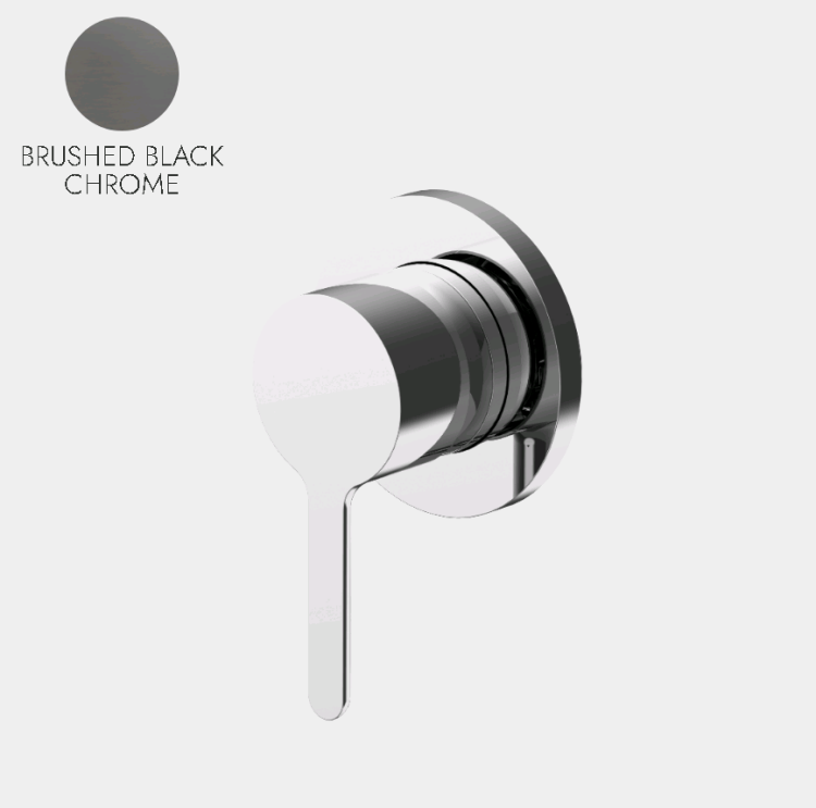 Смеситель для душа Fima Carlo Frattini Snap, хром черный брашированный (F3113N1CS)