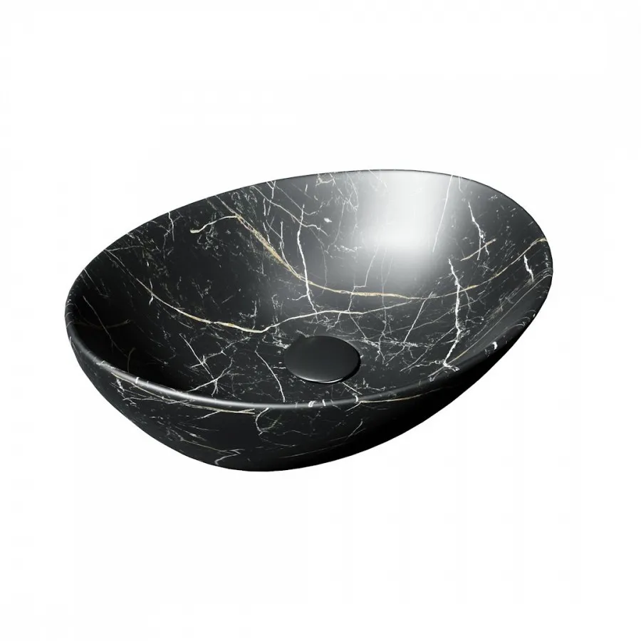 Раковина чаша Maretti EN13NS87-560MR, черный мрамор