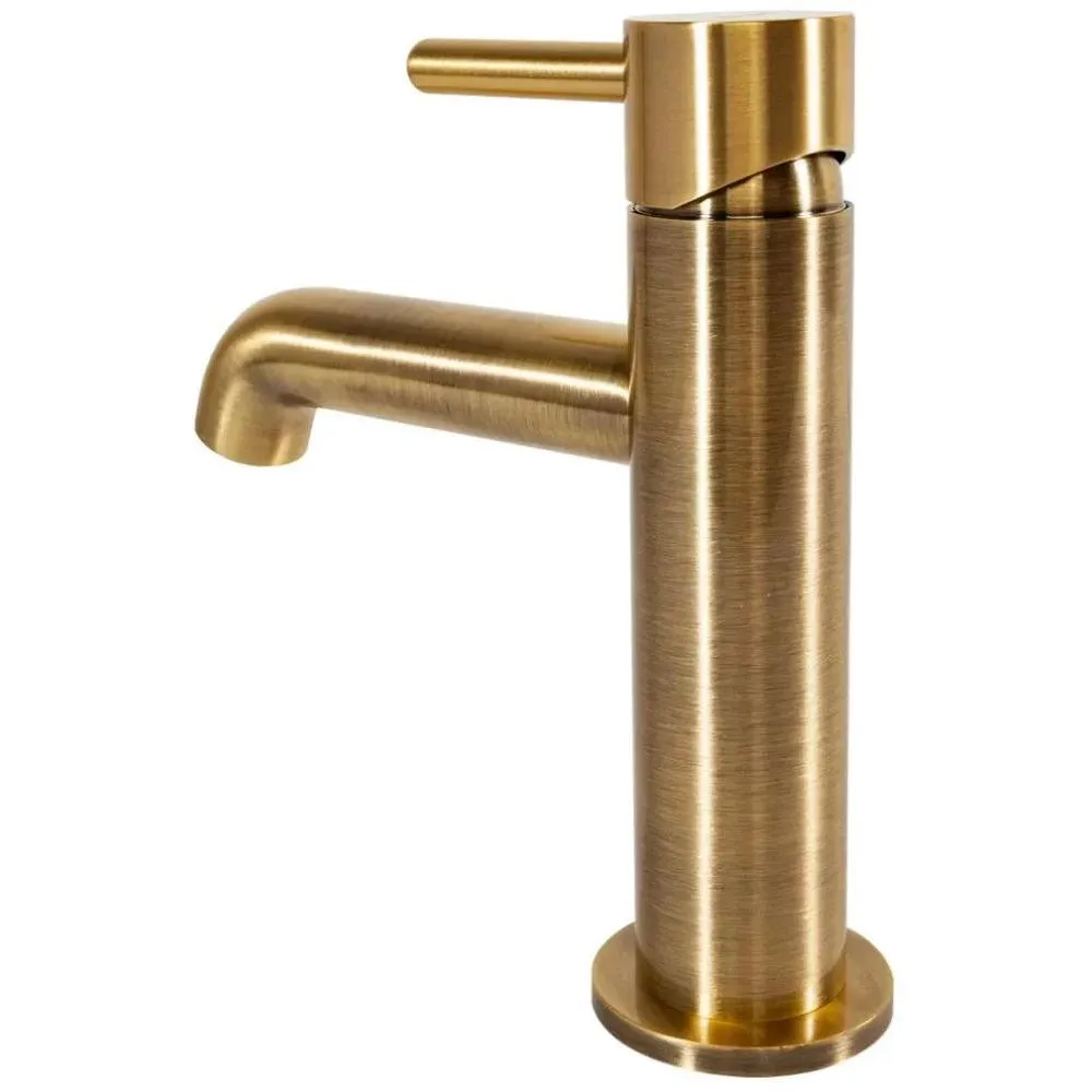 Смеситель для раковины Hansberge H1031BR, бронза