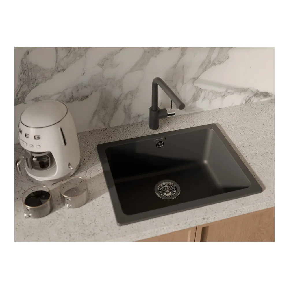 Смеситель для кухни Rivelato Vico 9021608, антрацит/хром