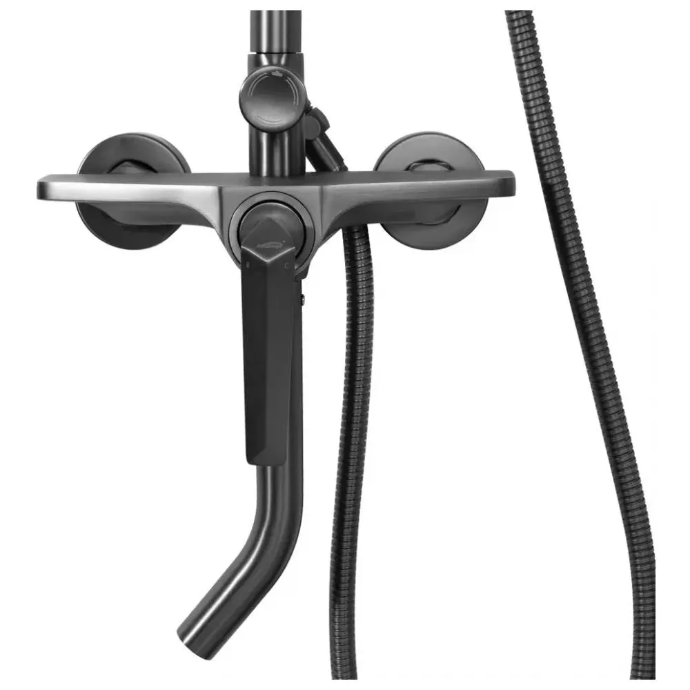 Душевая система Hansberge H5068BG, графит