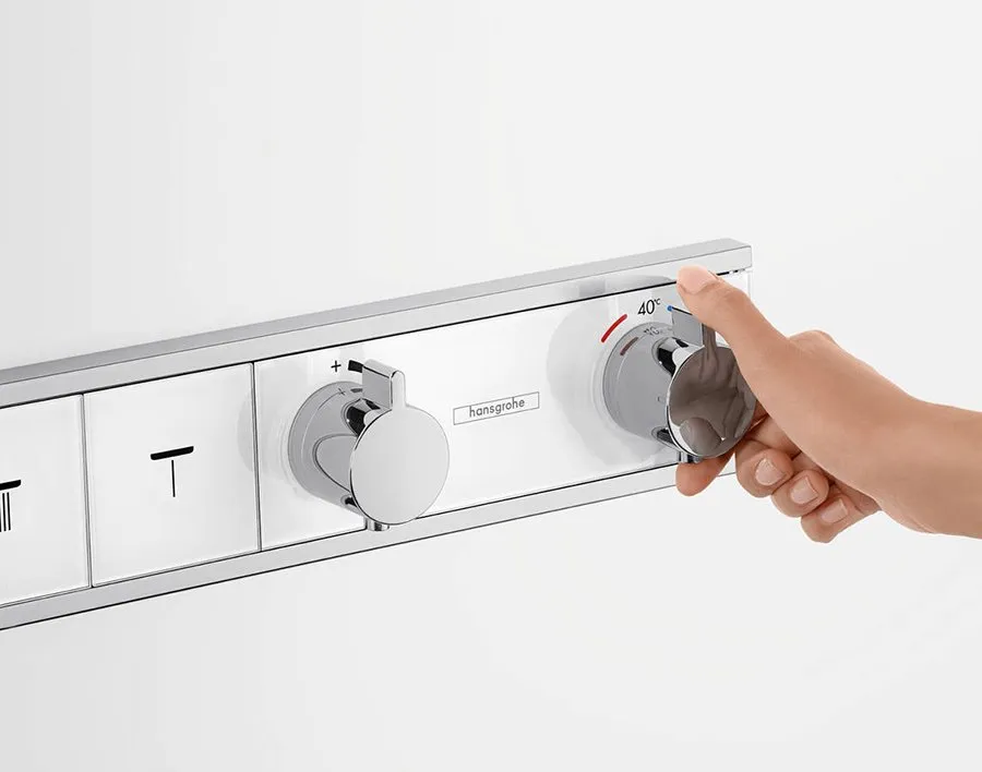 Термостатический смеситель Hansgrohe RainSelect для душа (внешня часть) хром (15382000)