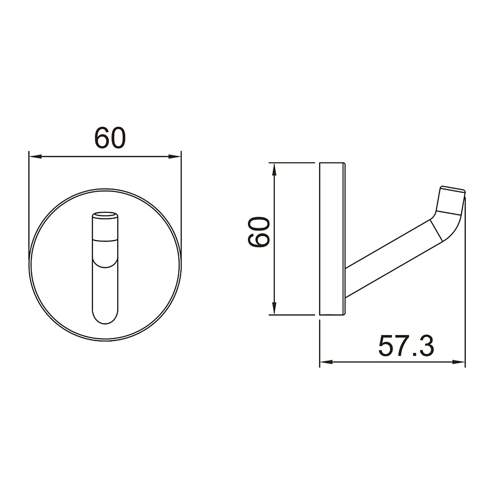 Крючок для ванной комнаты GAPPO G30705-19,