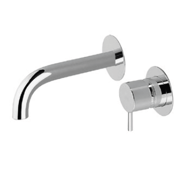 Смеситель для раковины Cisal Less New, никель матовый (Nickel mat) (LN00551F2F)