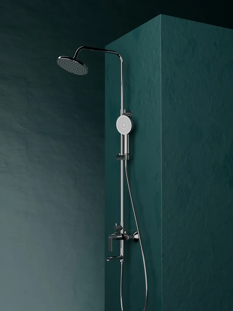 Душевая система Knotlor KN-34, хром