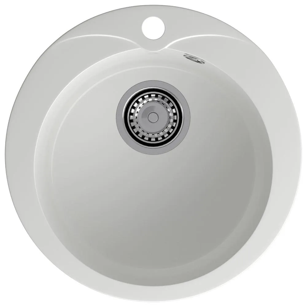 Кухонная мойка GranFest RONDO 480, иней