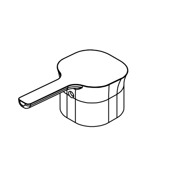 Ручка с рычагом Ritmonio Taormina, бронза темная брашированная (Brushed Dark Bronze) (PR35MC101F34)