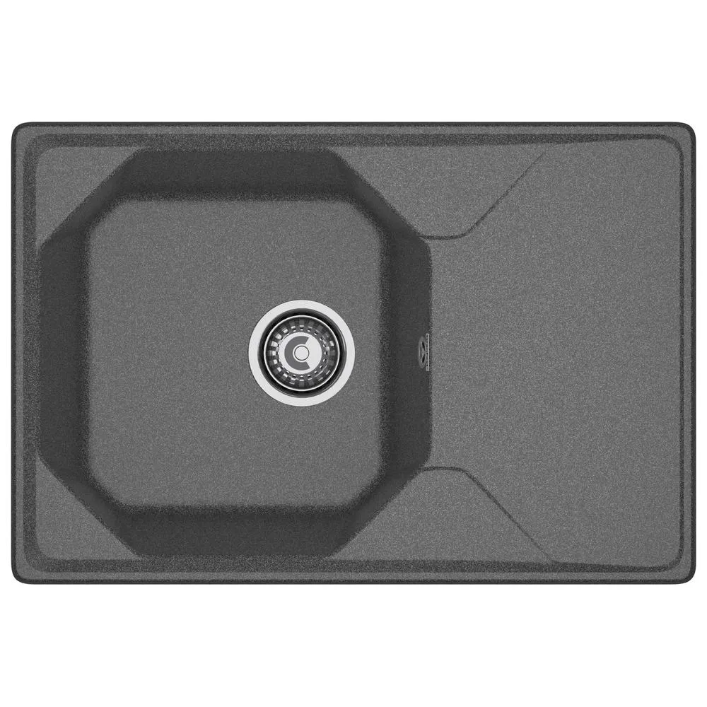 Кухонная мойка GranFest UNIQUE 740L, графит