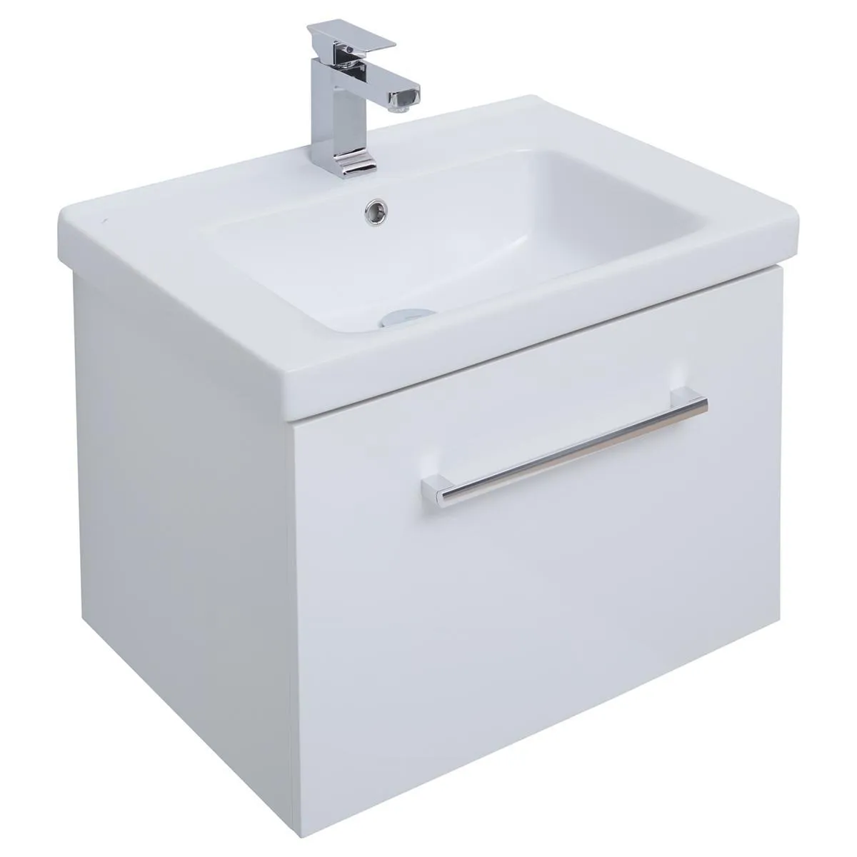 Тумба под раковину подвесная Dreja Big Inn 65 см, белый