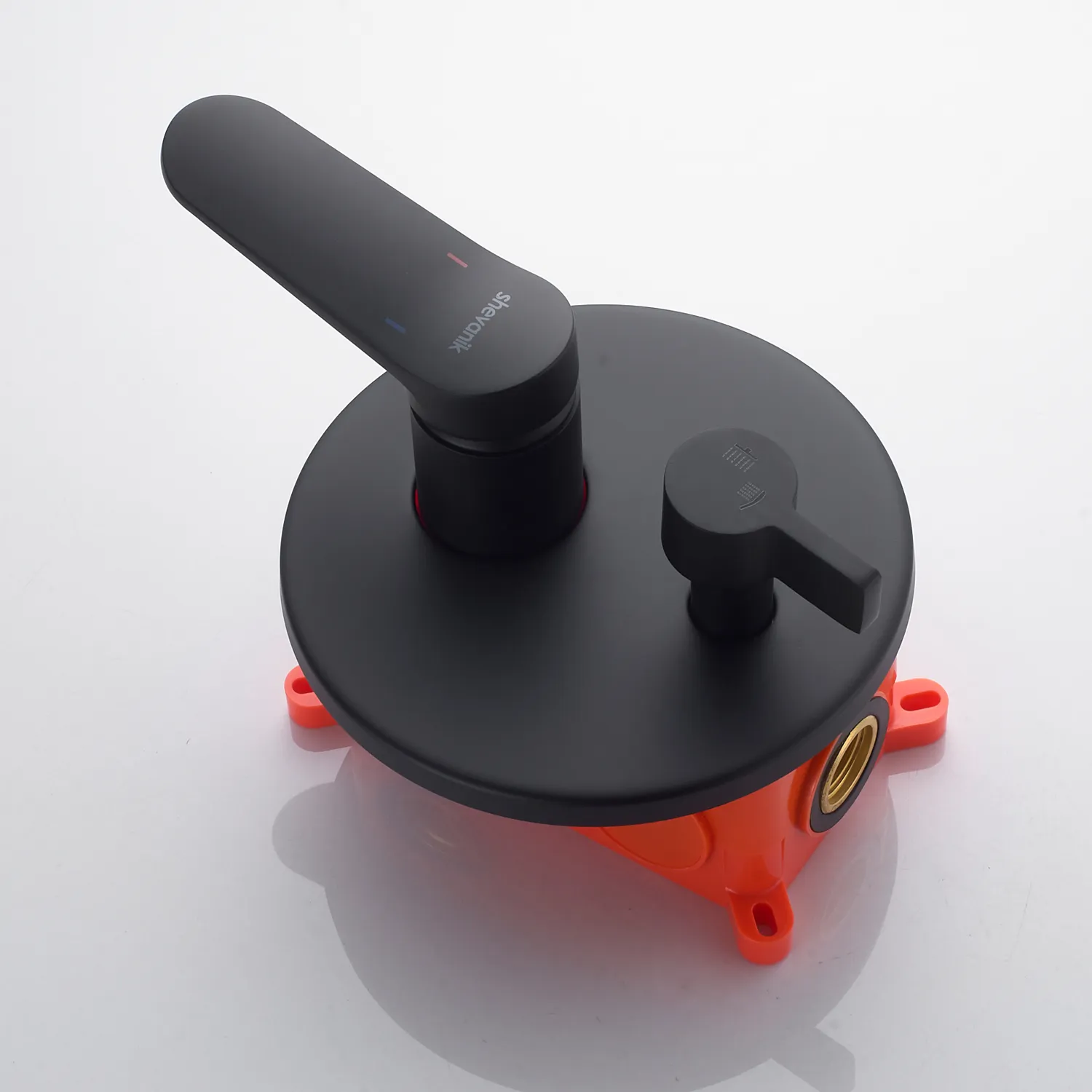 Душевая система встраиваемая Shevanik S4335H, черный