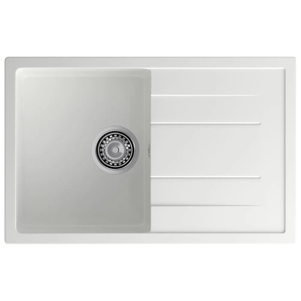 Кухонная мойка GranFest QUADRO 780L, иней