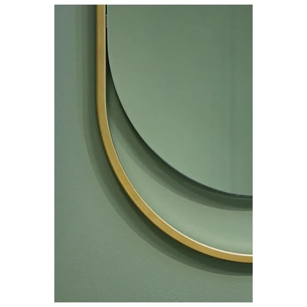 Зеркало Silver Mirrors Alba 500х1500 (металлическая рама, цвет золото)