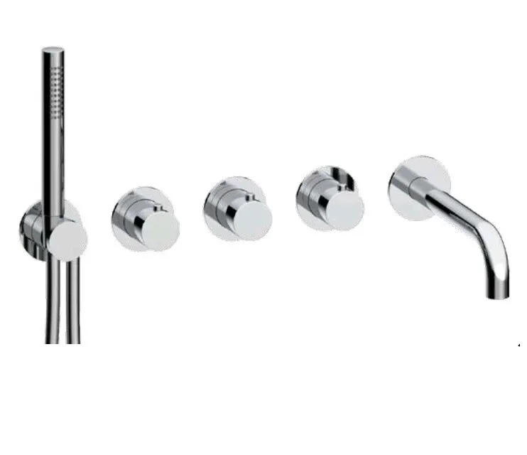 Смеситель для ванны и душа Almar с переключателем на 3 положения, хром (E180137.CR)