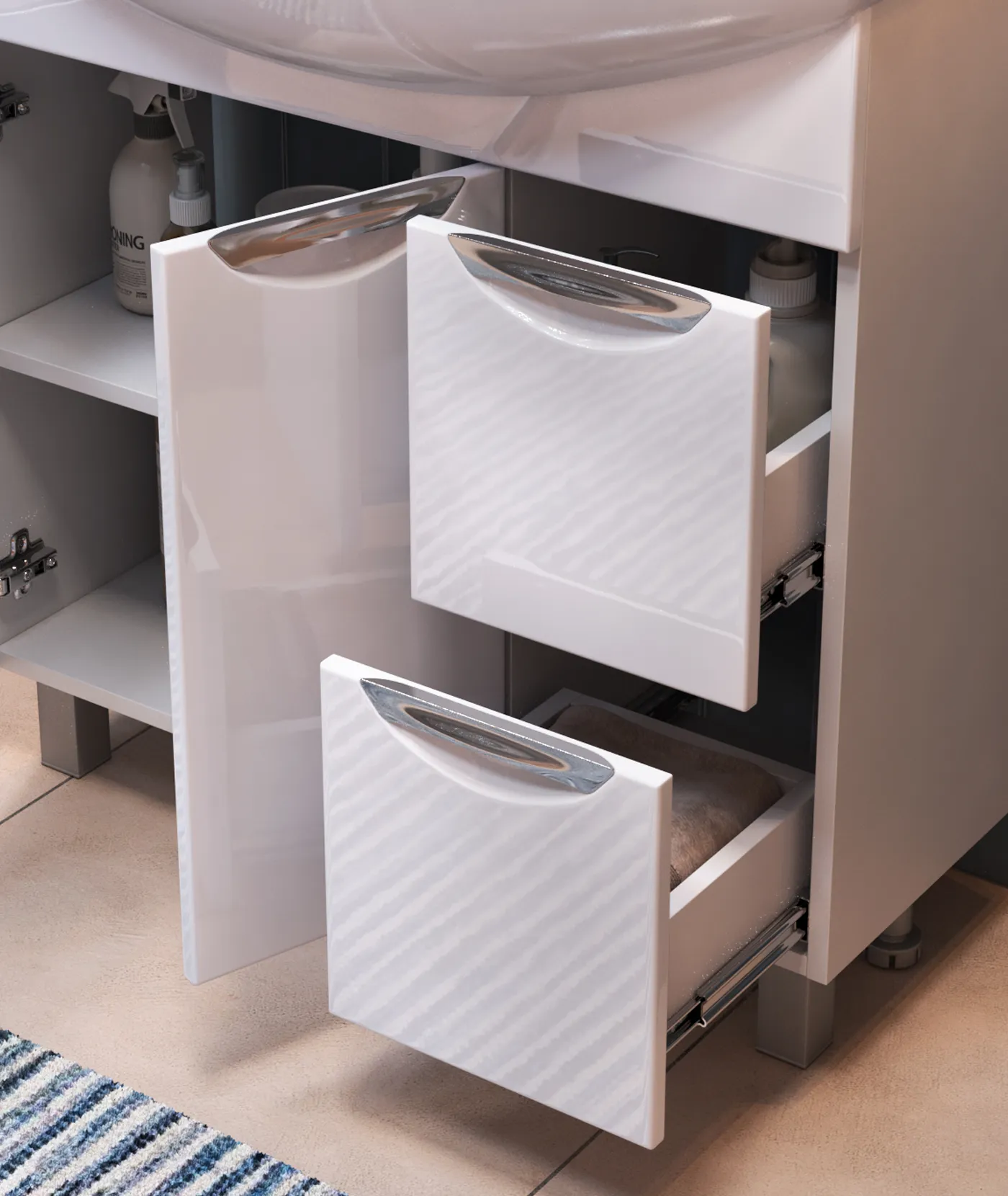 Тумба с раковиной напольная VIGO Callao tn.CAL.BAL.80.2D.2Y, 80 см