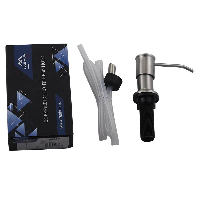 Дозатор для кухонной мойки (без колбы) FASHUN A403C, сатин