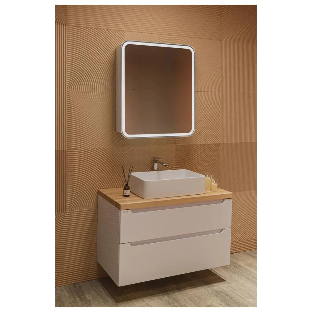 Зеркало-шкаф Silver Mirrors Фиджи Flip 70 ИК (700х800, бесконтактный сенсор)