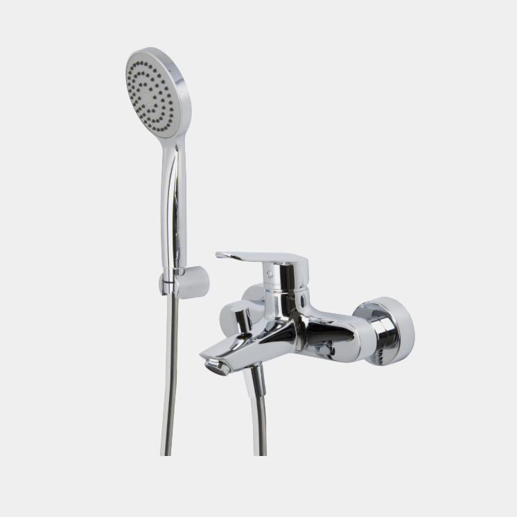 Смеситель для ванны и душа Fima Carlo Frattini Spot, черный матовый (F3004NS)