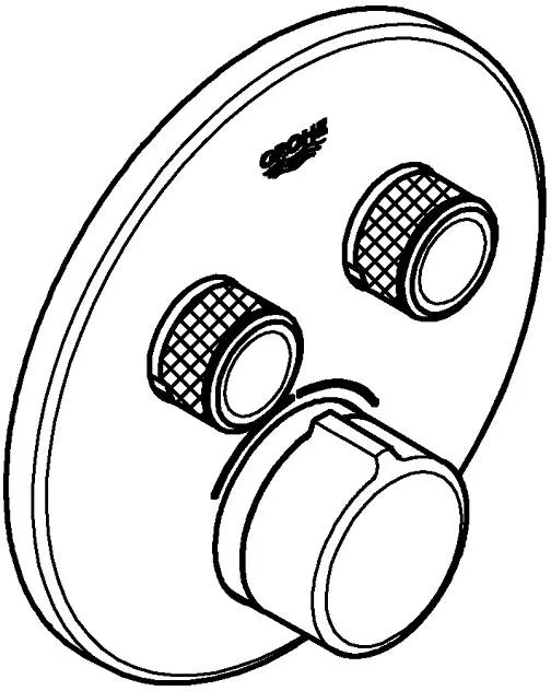 Смеситель для душа GROHE SmartControl встраиваемый без подключения шланга, хром (арт. 29145000)