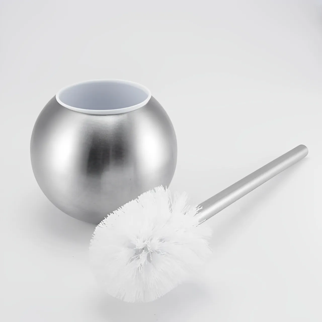 Ершик для унитаза напольный Maretti Alessia AS58N33, сатин